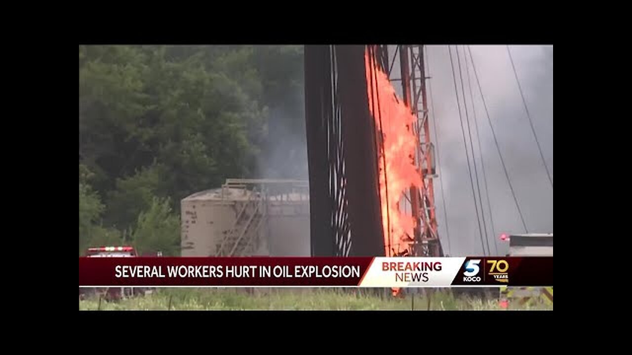 Grady County Sheriff: 2 transported to hospital after oilfield explosion near Bradley