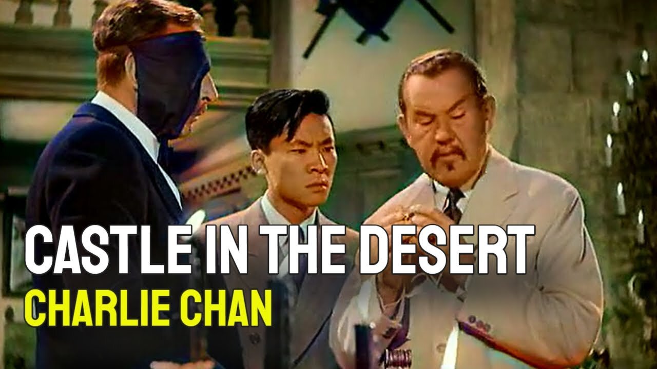 castle in the Desert 1942 colorized =Charlie Chan=