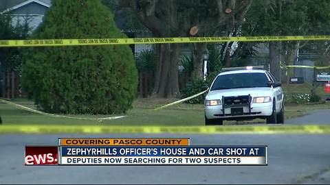 Shots fired at Zephyrhills Police Officer's home and cruiser