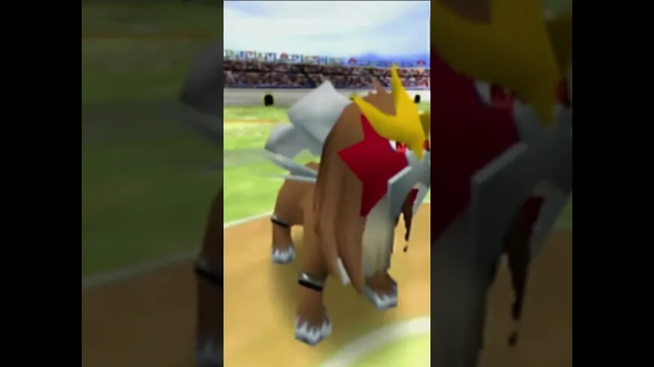 Pokémon Stadium 2 - Entei’s Rock Smash Attack