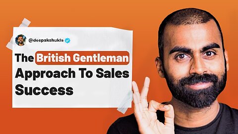 The British Gentleman Approach To Sales Success