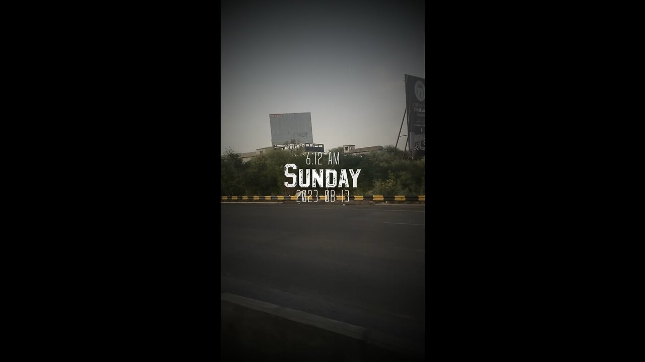 Motorway from Islamabad to Peshawar