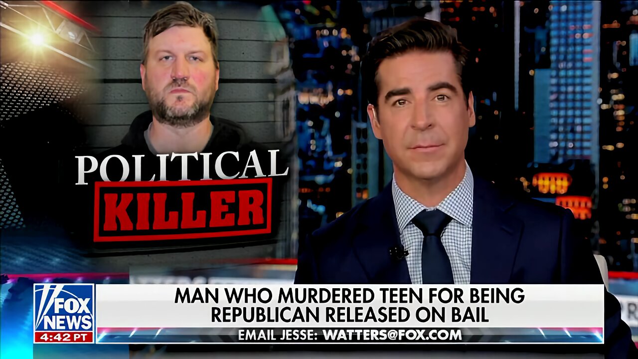 Watters: Democrat Kills Republican Teen, Returns to the Street On Bail, and Media is Silent