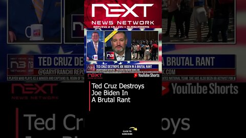 Ted Cruz Destroys Joe Biden In A Brutal Rant #shorts