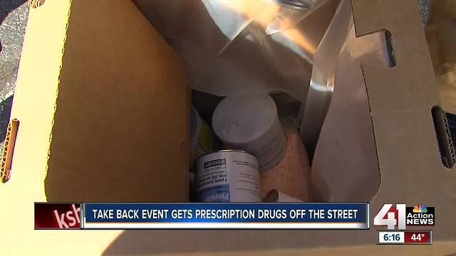 KCPD collects 1,800 pounds of unused medications