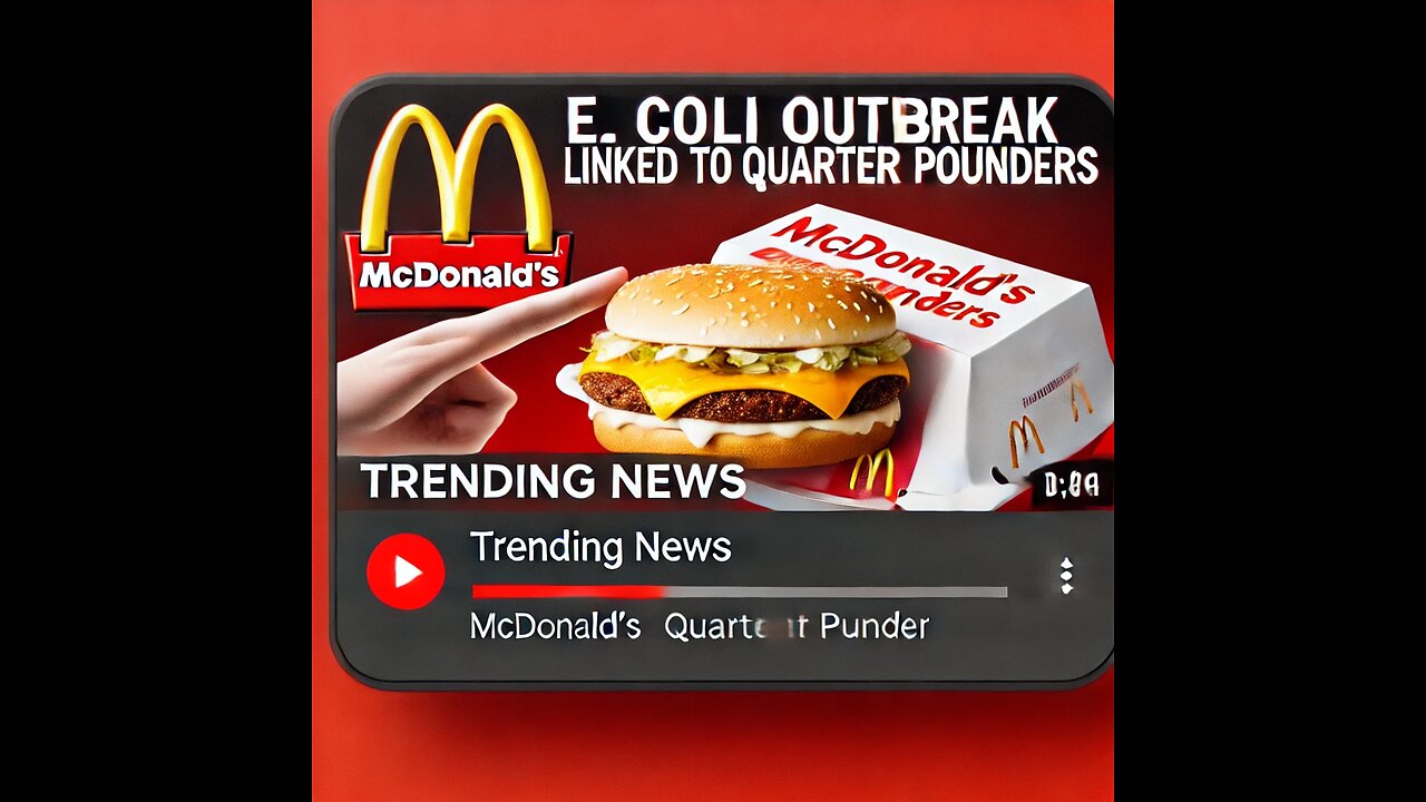 E. Coli Outbreak Linked to McDonald’s Quarter Pounders