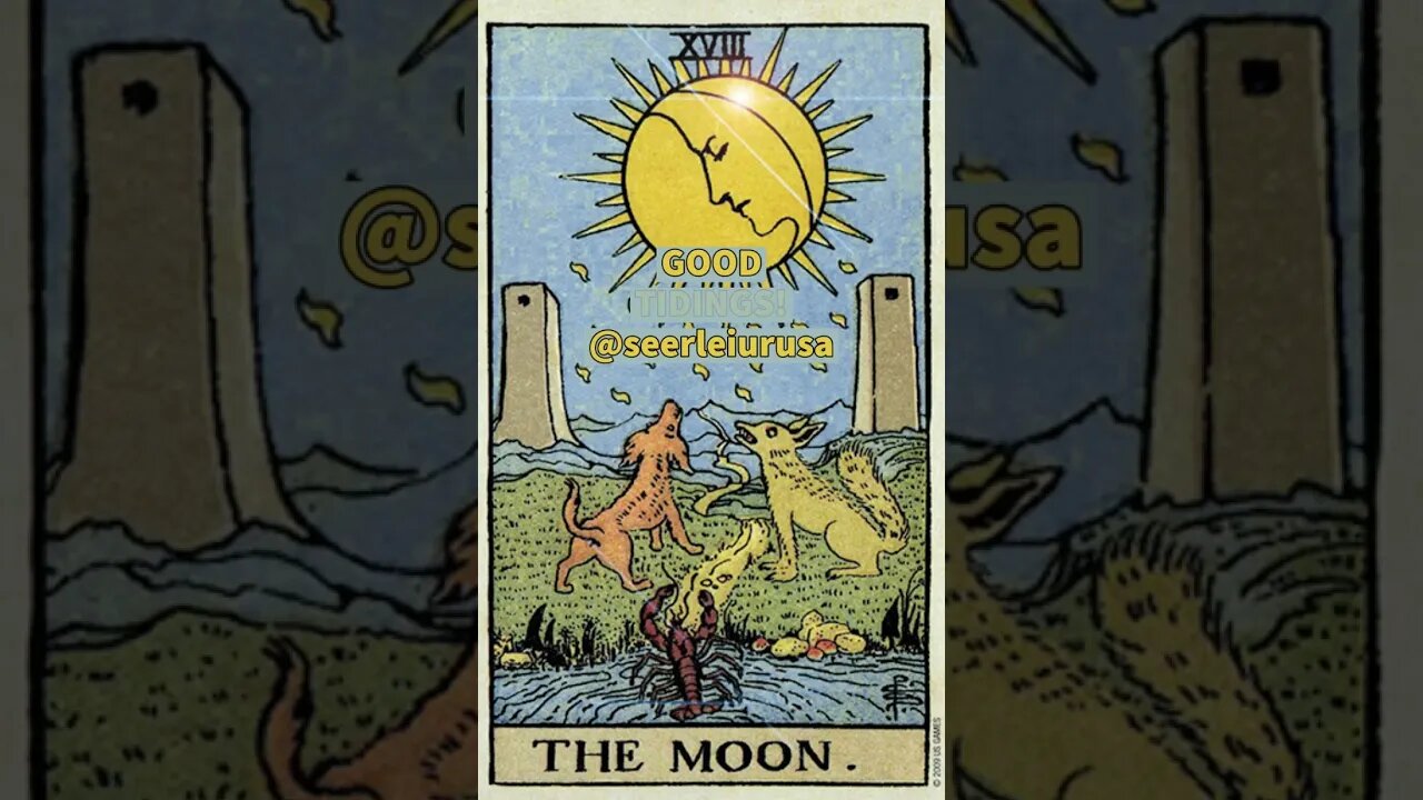 TAROT ~The Moon Card #shorts #tarot #inspiration