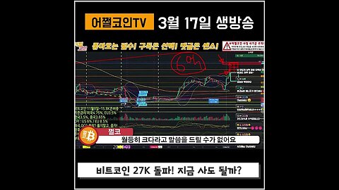 비트코인 지금사도 될까? 단타 4천 장투 6억!|비트코인 전망 투자전략 차트분석 쩔코TV