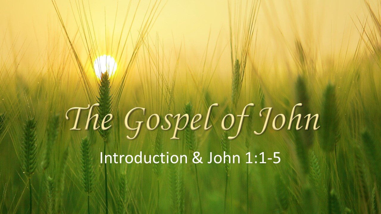 John Introduction & 1:1-5