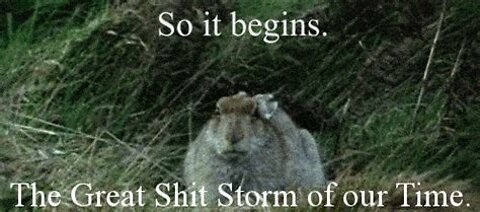 When I say global meltdown, I damn well mean global meltdown