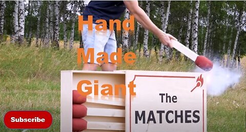 HANDMADE GIANT MATCHBOX | Hand Craft Matches Art