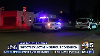 Person shot near 20th Street and Thomas Road