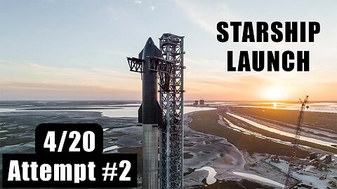 LIFTOFF!!! SpaceX Starship Flight Test Attempt #2! 4/20