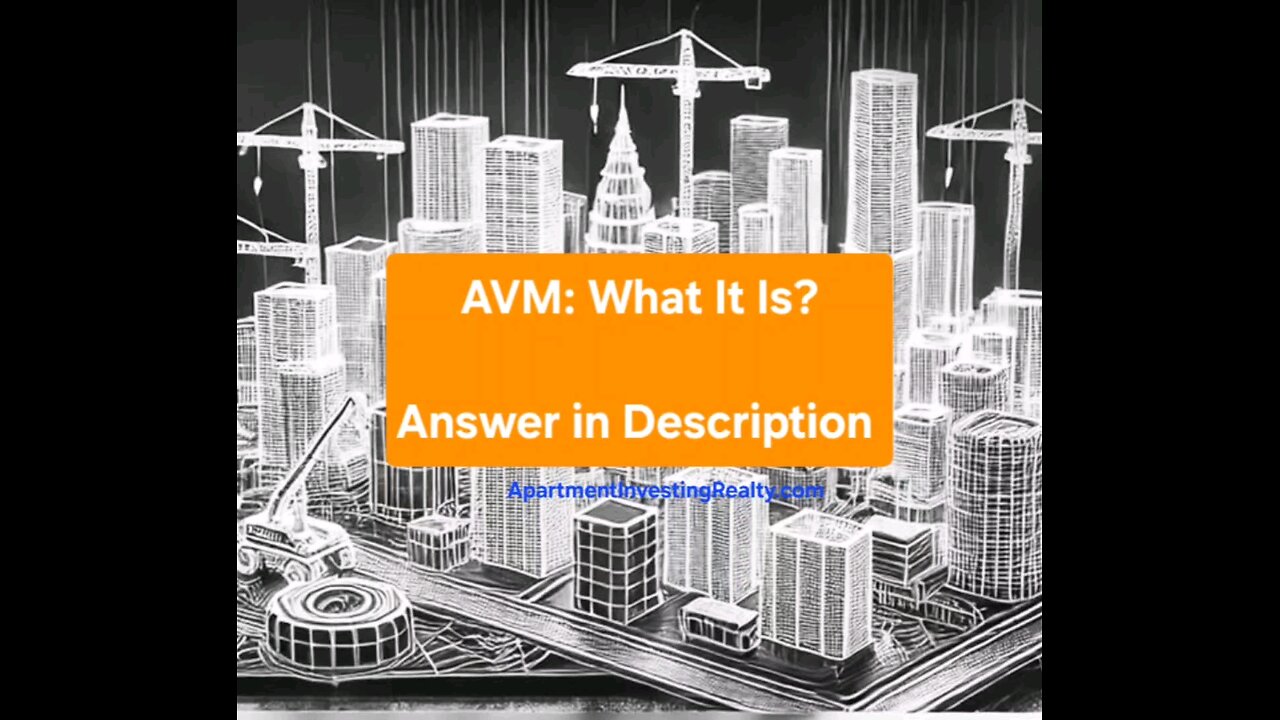 🏢 Apartment Investors Do You Know AVM? 🤔