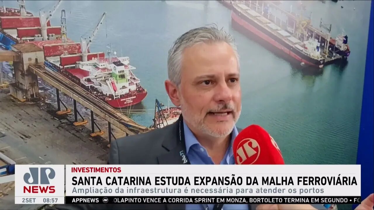 Santa Catarina estuda expansão da malha ferroviária