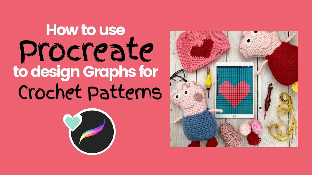 How to Make a Graph for a Crochet or Knit Pattern with Procreate