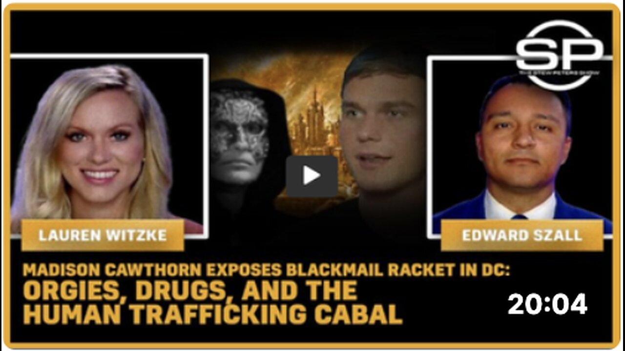 Madison Cawthorn EXPOSES Blackmail Racket in DC Orgies, Drugs & the Human Trafficking Cabal