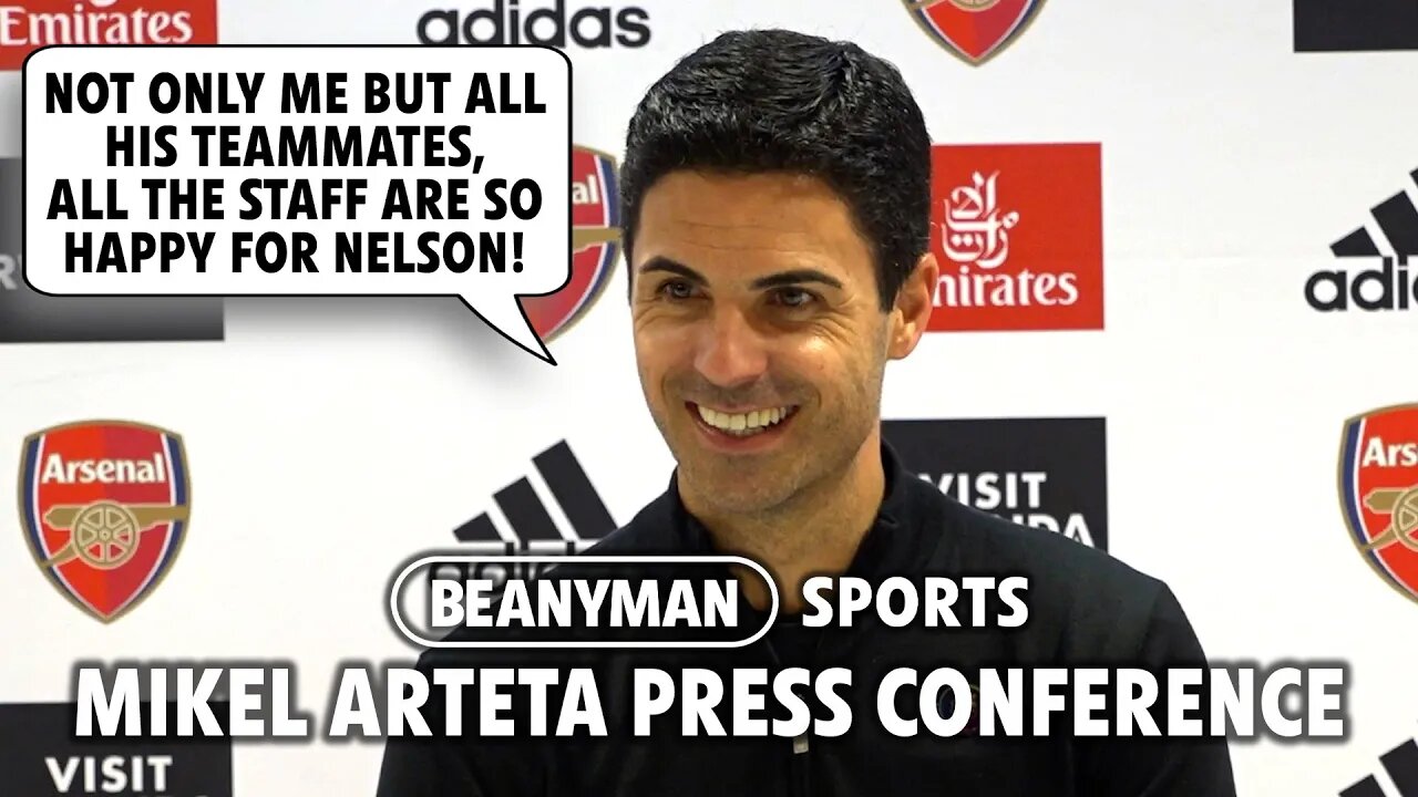 'Me, All his teammates & staff SO HAPPY for Nelson!' | Arsenal 5-0 Nottingham Forest | Mikel Arteta