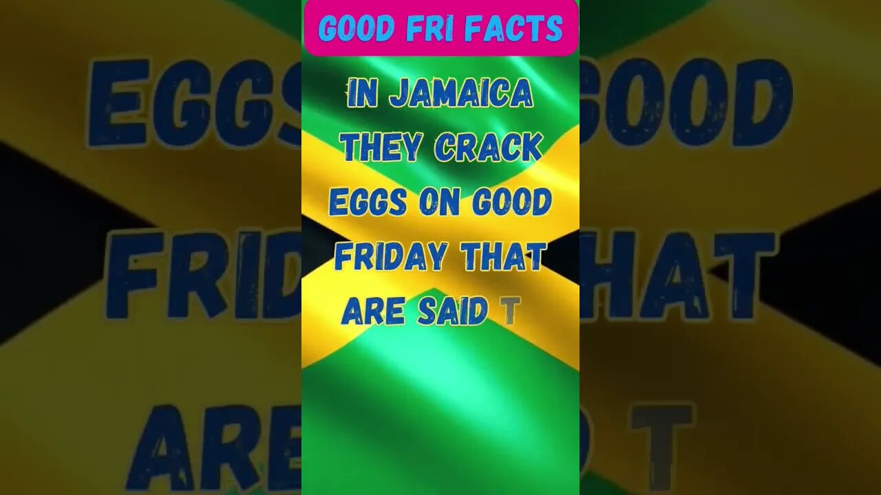 Good Friday facts part 3 #goodfriday #jamaica