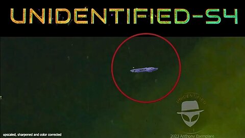 HUGE CIGAR UFO CAPTURE USING NIGHT VISION