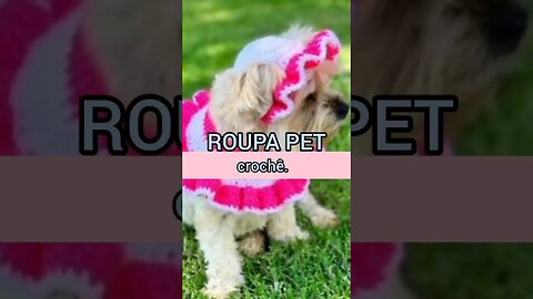 ideias para pets #crochê #2023 #crochet #moda #ideias #pets #roupapet #petlover #pet