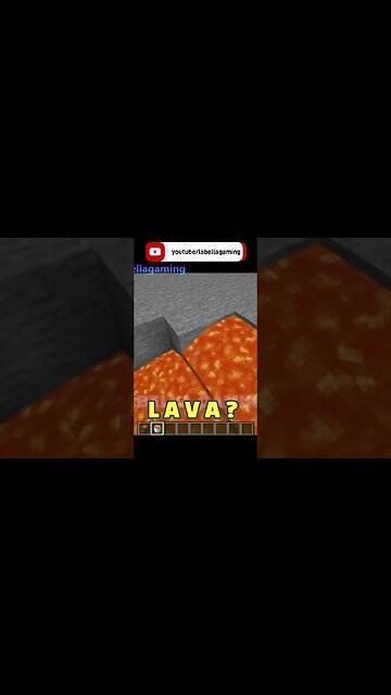 Hide Your Chest In LAVA | Minecraft
