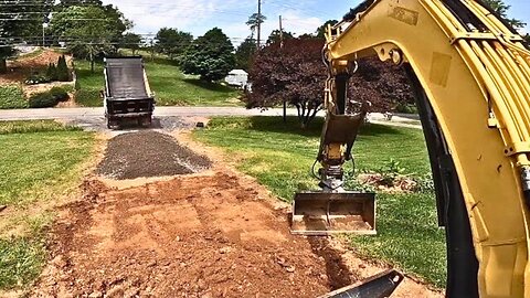 Building a driveway entrance