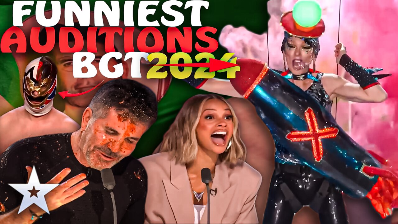 FUNNIEST Most Hilarious Auditions Britain's Got Talent 2024!