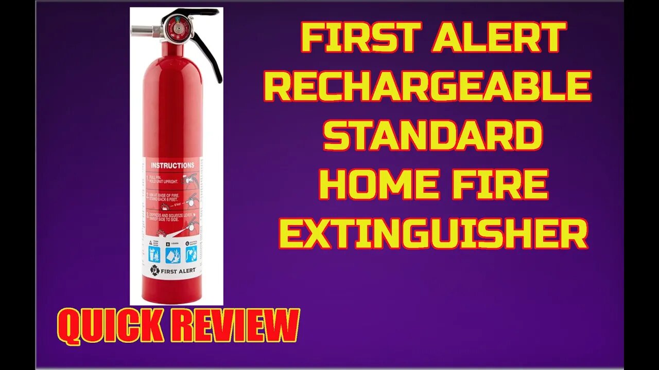 First Alert Standard Home Fire Extinguisher