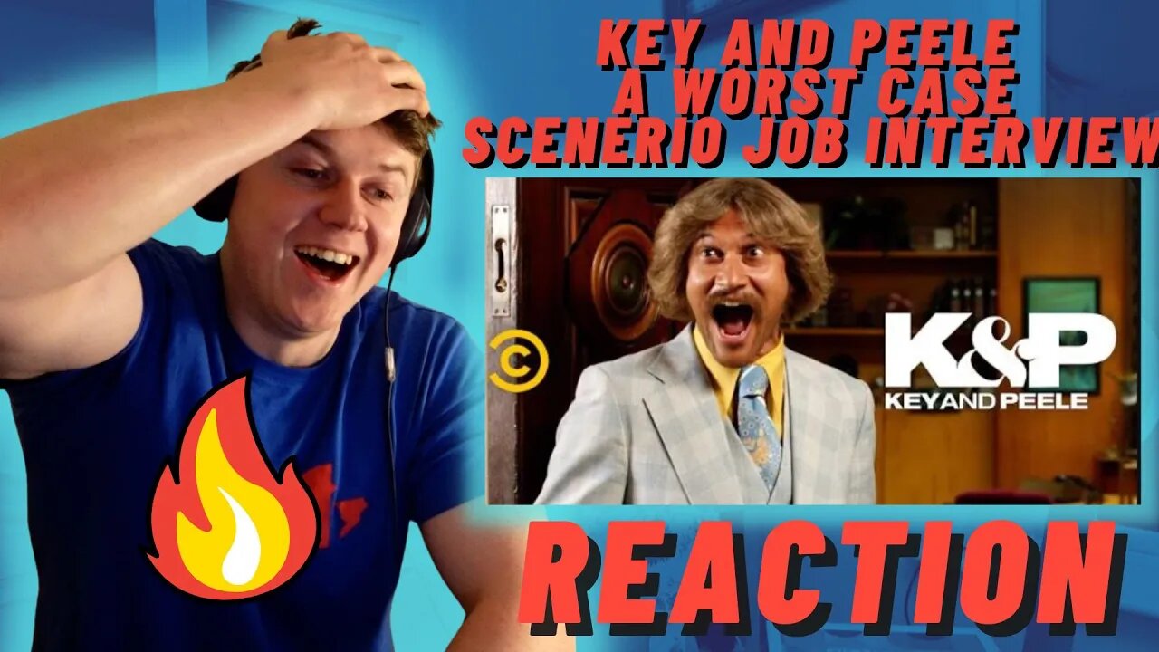 KEY AND PEELE - A WORST CASE SCENERIO JOB INTERVIEW ((IRISH REACTION!!))