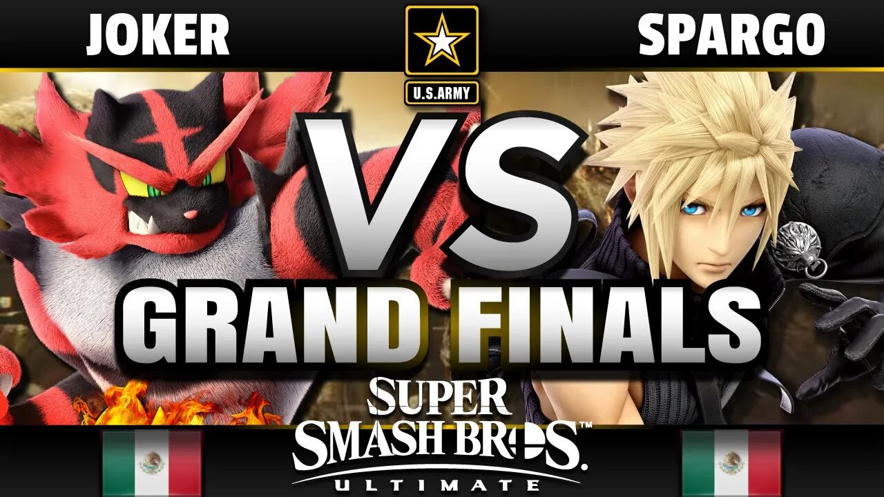 CE | Joker (Incineroar/Samus/K. Rool) vs XTR | Sparg0 (Cloud) Grand Finals U.S. Army Ultimate