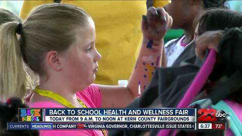 Free immunizations, backpacks, and haircuts for back-to-school