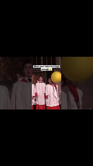 When your voice isn’t high enough 😂 (try not to laugh)