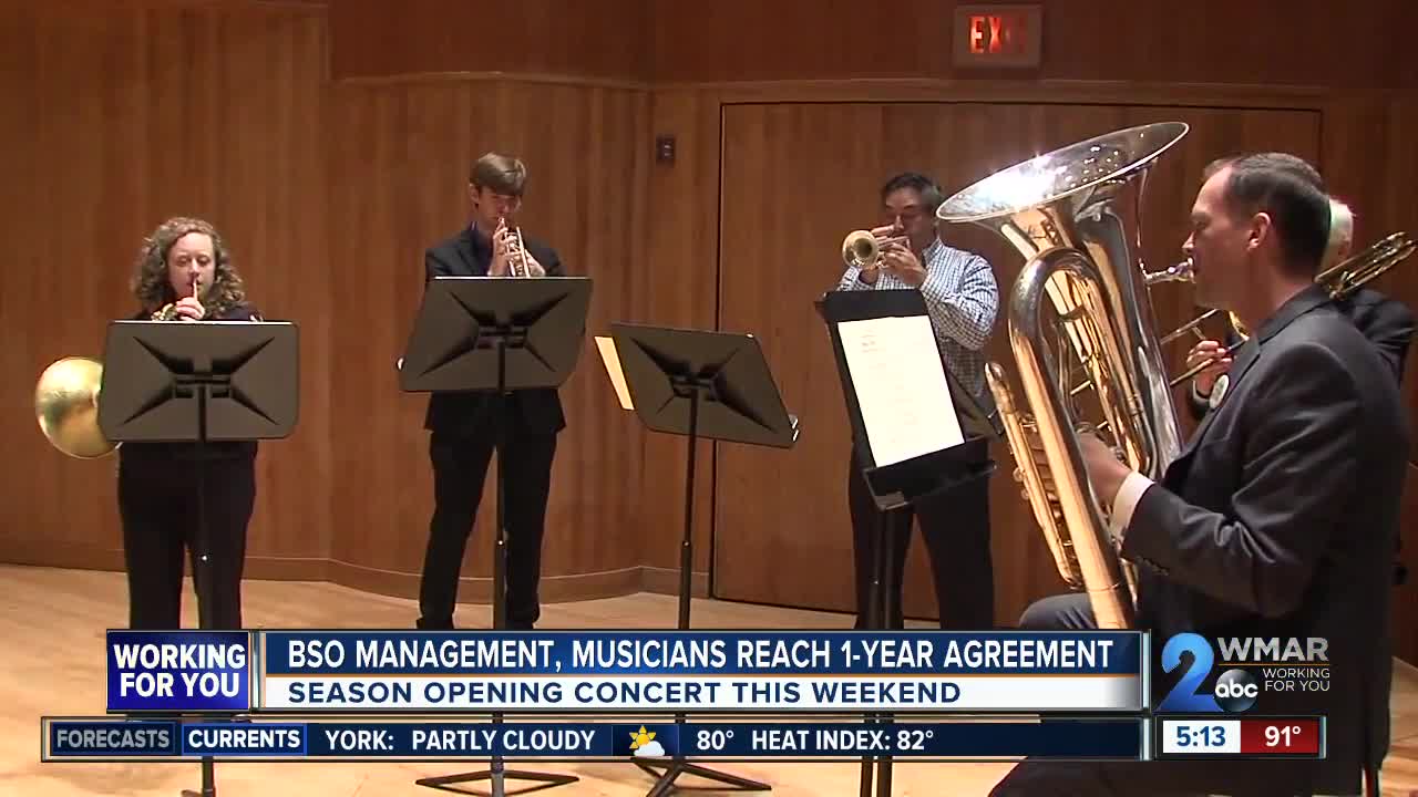 BSO management, musicians reach 1-year agreement