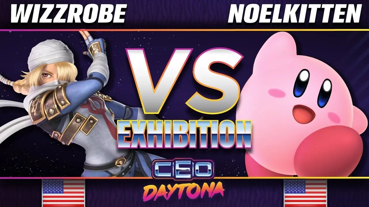 Wizzrobe (Sheik) vs. NoelKitten (Kirby) - Move Testing included