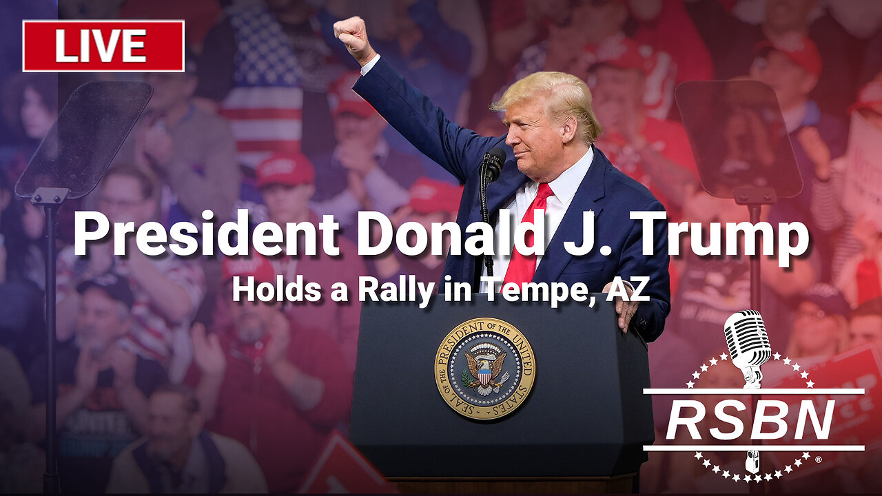 LIVE REPLAY: President Trump Holds a Rally in Tempe, AZ - 10/24/24