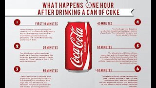 What Happens One Hour After Drinking a Can of Coke?