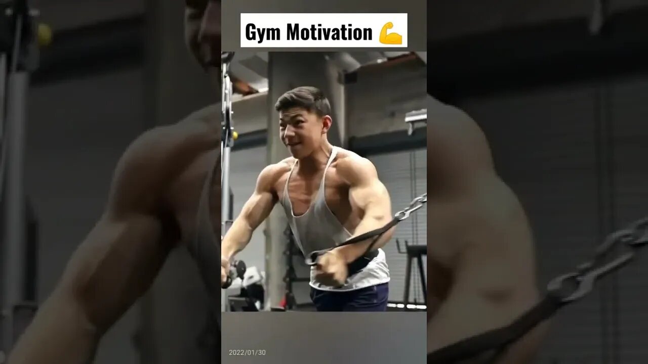 Gym Motivation 💪 #shorts #shortvideo #fitness #gym #workout #fitnessmotivation