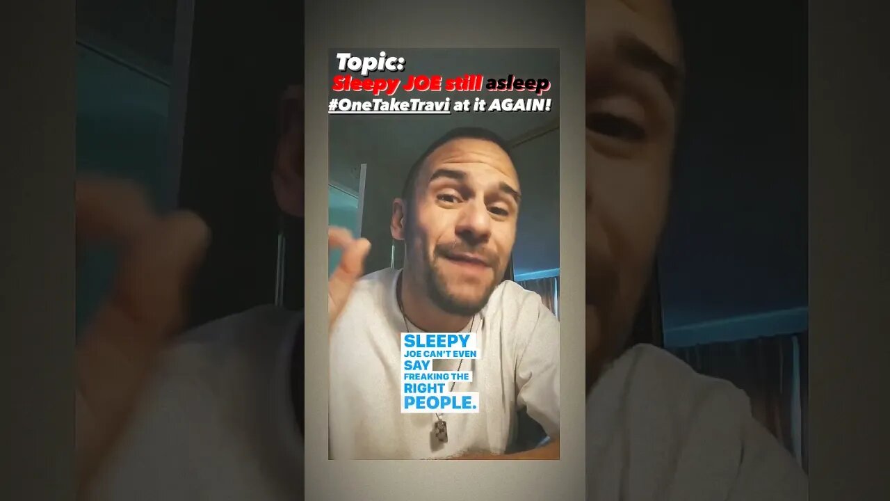 Sleepy Joe Still Asleep..