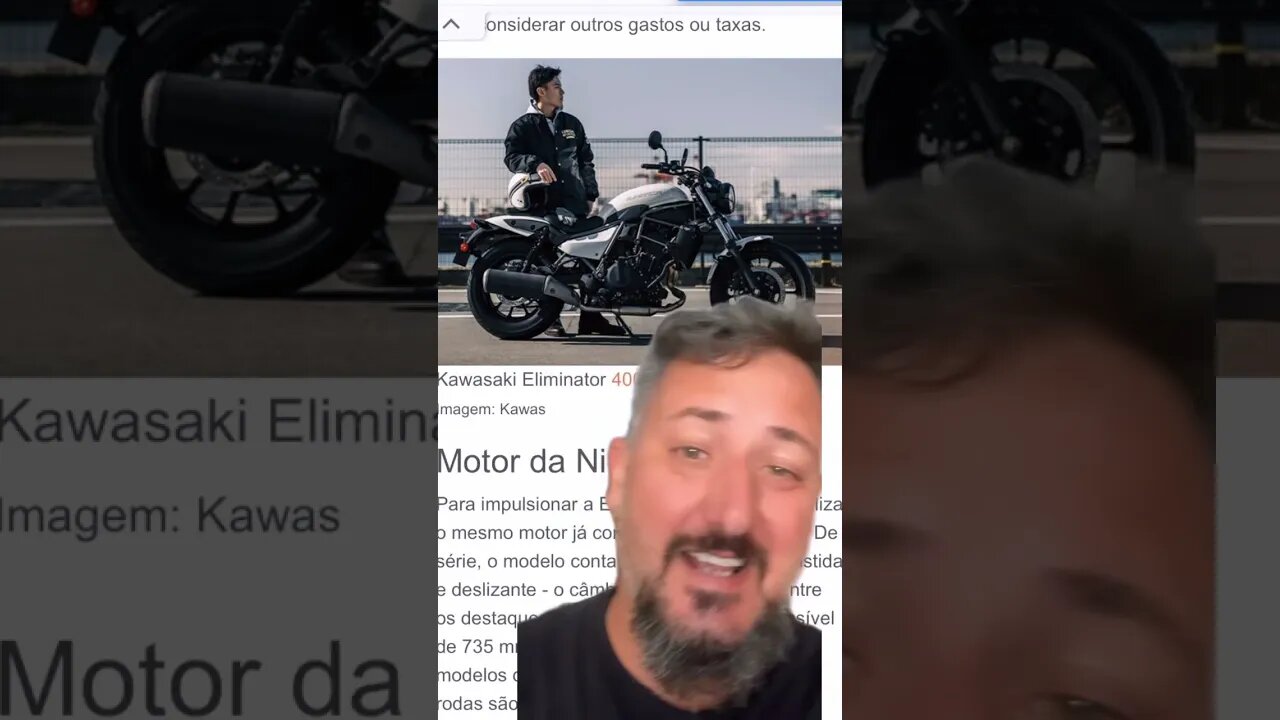 Nova Kawasaki Eliminator 400 acaba de ser lançada