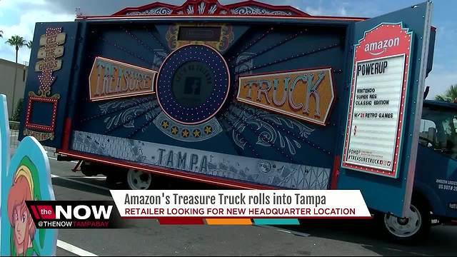 Amazon's Treasure Truck rolls into Tampa