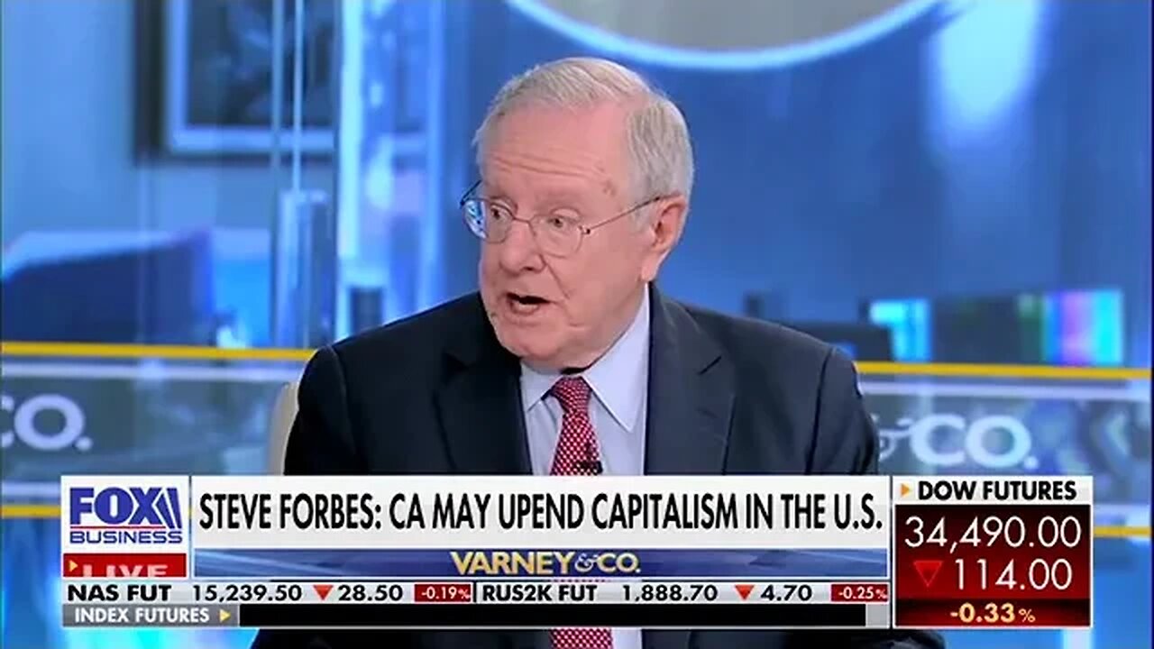 Steve Forbes Calif May Upend U S Capitalism with New Legislation Taking Over Restauranteurs