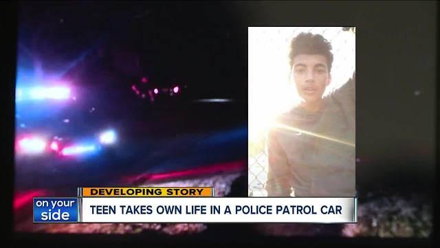 Teen takes own life in an Akron police patrol car