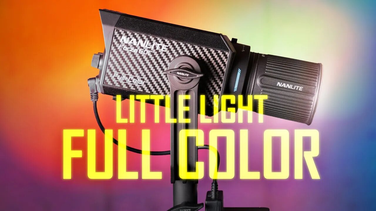 NANLITE Forza 60C — Tiny, full color light & talking head lighting ideas