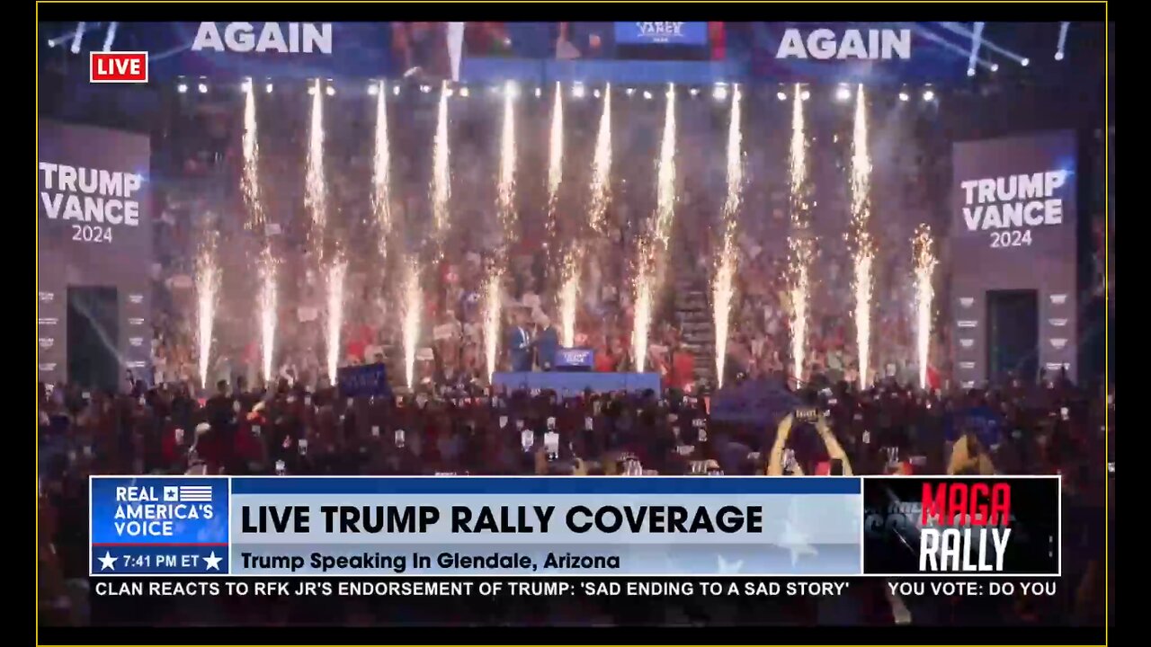 President Trump in Glendale, AZ