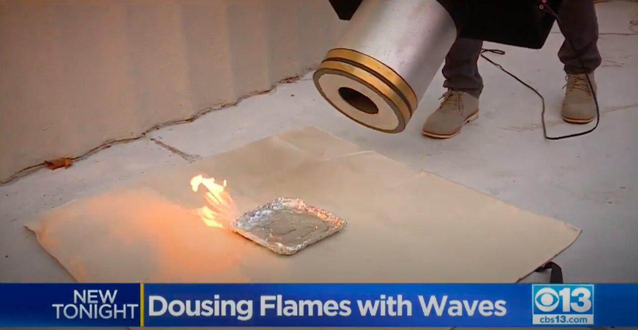 Dousing Flames With Sound Waves