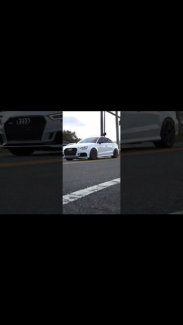 RS3 Came to Play on Christmas 💨#shorts #cars #audi