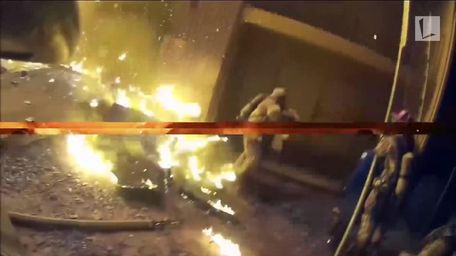 Fire Dept. Releases Dramatic Video of Toddler Dropped from Window of ...