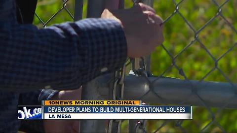 Developer plans "Multi-Generational" housing project in La Mesa