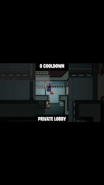Impostor In 0 Cooldown Lobby #amongus #shorts